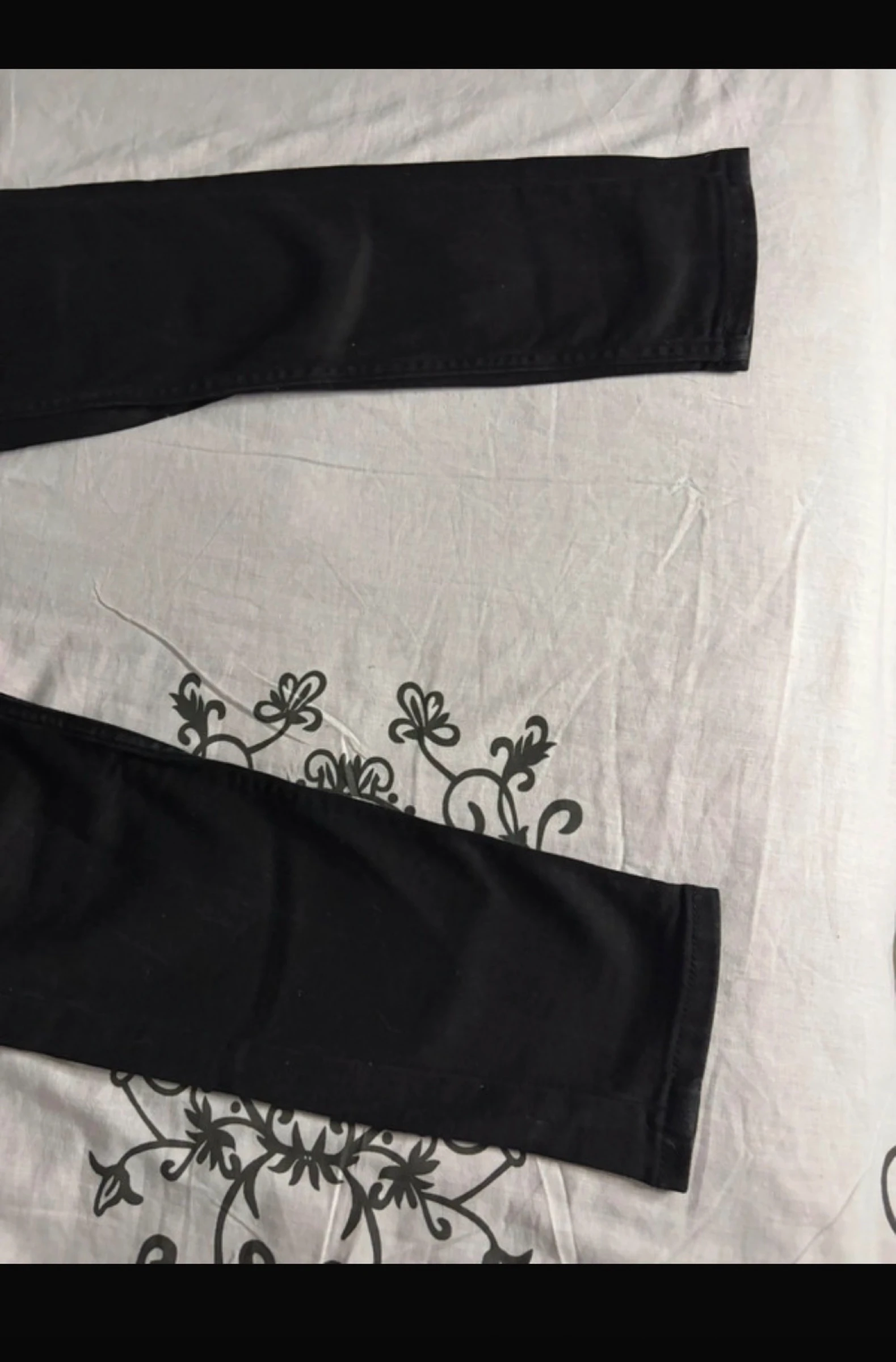Black straight/slim fit jeans – photo 2